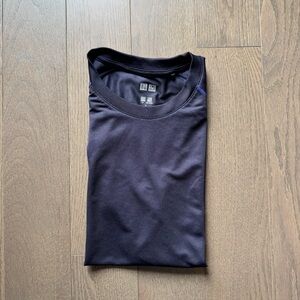 BLUE UNIQLO DRI FIT SHIRT